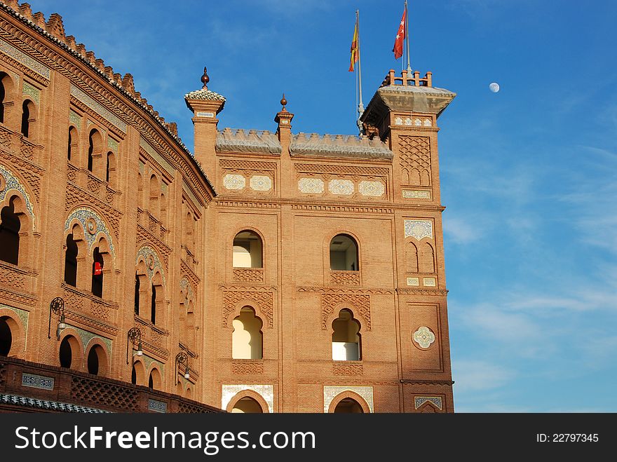 Palza de Toros in Madrid. One of the bigger one in Spain. Palza de Toros in Madrid. One of the bigger one in Spain