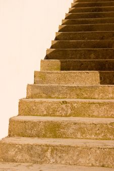 A Sand Stone Staircase In Shad Royalty Free Stock Image A Sand Stone Staircase In Shad Royalty Free Stock Image