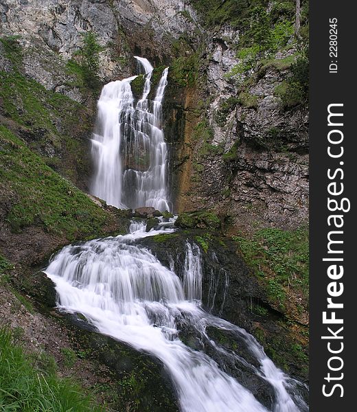 Waterfall taken with long shutter time