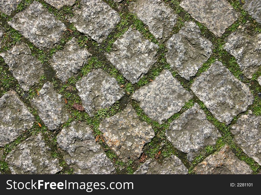 Pavement stones as a background