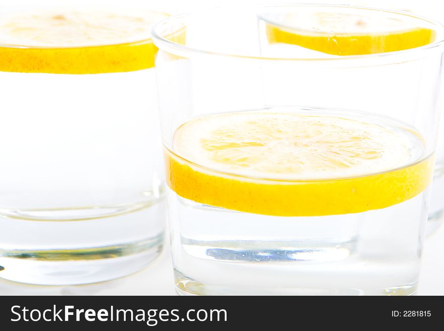 3 Glasses Of Water With Lemon