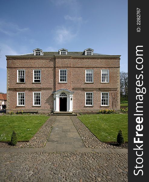 Marton Hall looking towards the main door