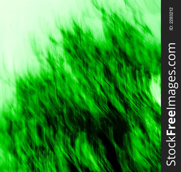 Textured Green Abstract 10