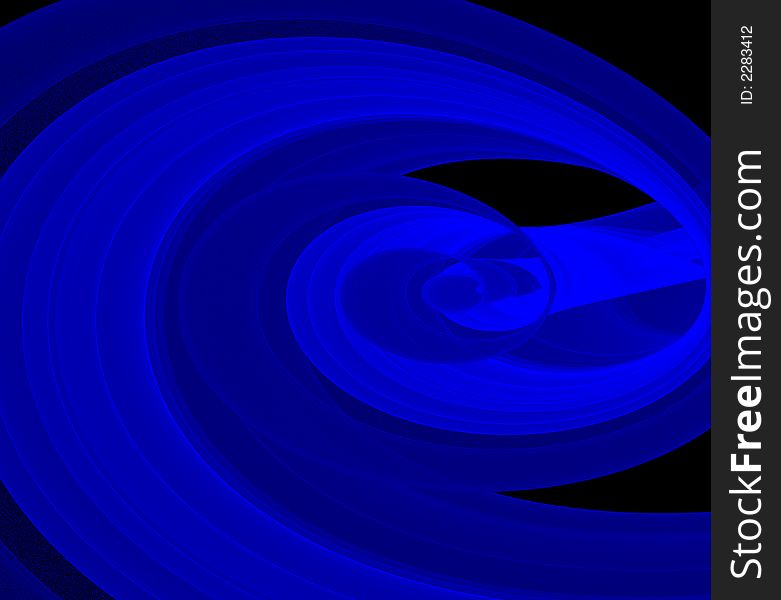 A computer generated abstract image; fractal swirl design