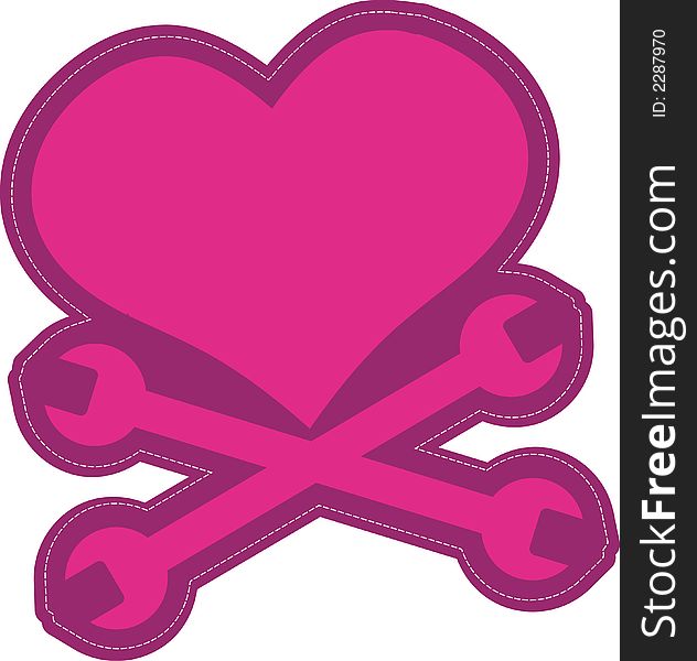 Clip art shape of heart for uses in both web and print design. Clip art shape of heart for uses in both web and print design