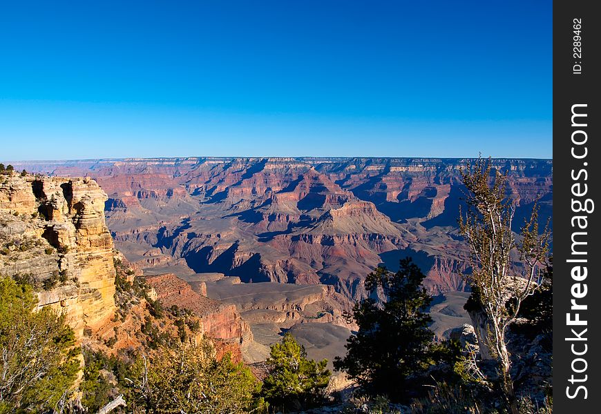 Grand Canyon on an early spring morning