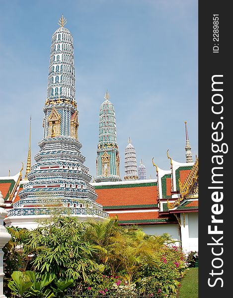 Thailand - bangkok - royal palace - detail. Thailand - bangkok - royal palace - detail