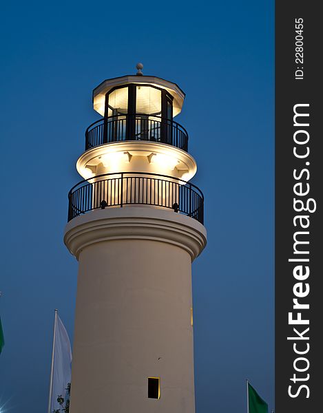 Lighthouse With Lighting