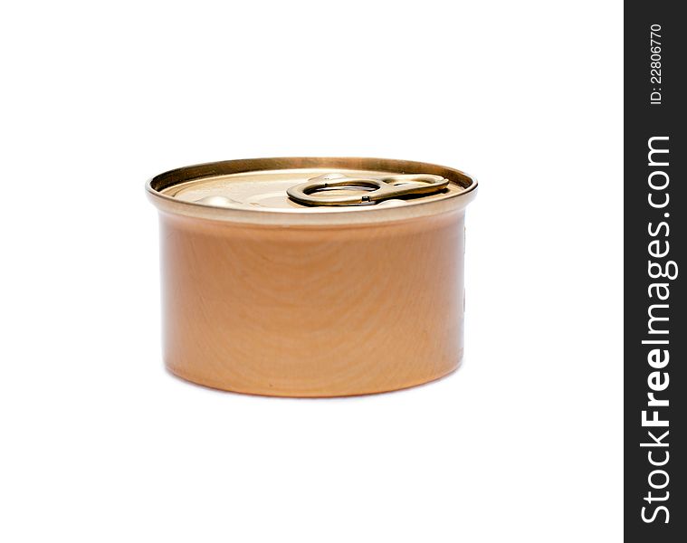 A tin can with ring pull no label
