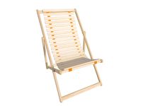 Deck Chair Isolated Stock Photo Deck Chair Isolated Stock Photo