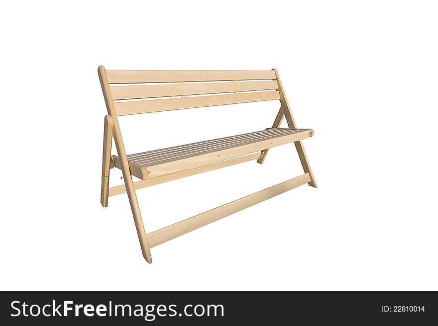 Linden Bench Isolated