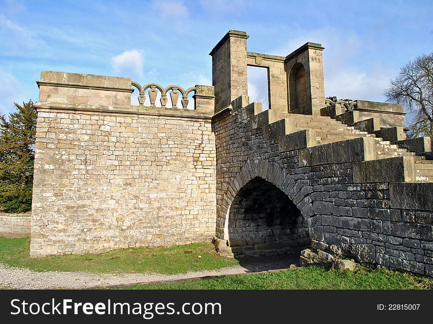 Mary Queens Bower situated in the grounds of Chatsworth House grounds, Derbyshire. Mary Queens Bower situated in the grounds of Chatsworth House grounds, Derbyshire