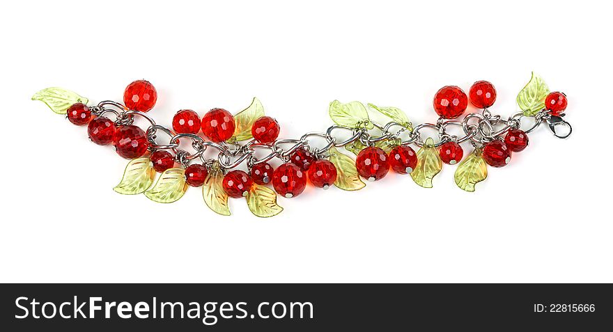 Women s silver bracelet with stones