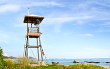 Beach Guard Tower Stock Photo Beach Guard Tower Stock Photo