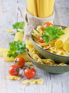Italian Pasta Stock Photo