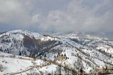 Snowy Top Village Royalty Free Stock Photography Snowy Top Village Royalty Free Stock Photography