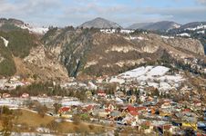Snowy Landscape Village Stock Images Snowy Landscape Village Stock Images