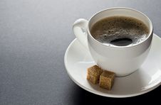 Free Black Coffee With Copyspace Royalty Free Stock Photography - 22842897