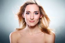 Portrait Of Beautiful Blonde Stock Images Portrait Of Beautiful Blonde Stock Images
