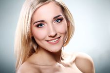 Portrait Of Beautiful Blonde Stock Image Portrait Of Beautiful Blonde Stock Image