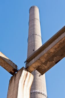 Tower Of An Industrial In Degradation Royalty Free Stock Image Tower Of An Industrial In Degradation Royalty Free Stock Image