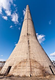 Tower Of An Industrial In Degradation Stock Image Tower Of An Industrial In Degradation Stock Image