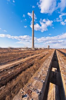 Tower Of An Industrial Complex Stock Image Tower Of An Industrial Complex Stock Image