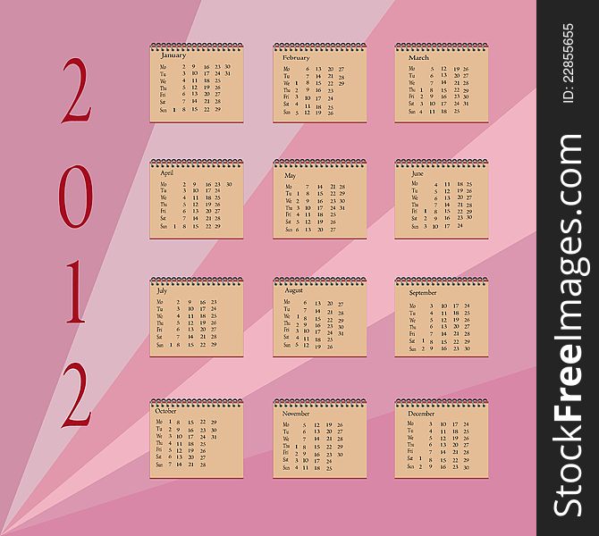 Calendar 2012