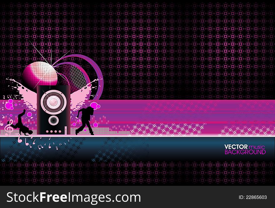 Abstract music background