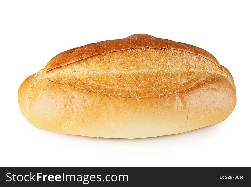 Bread on white background. Bread on white background.
