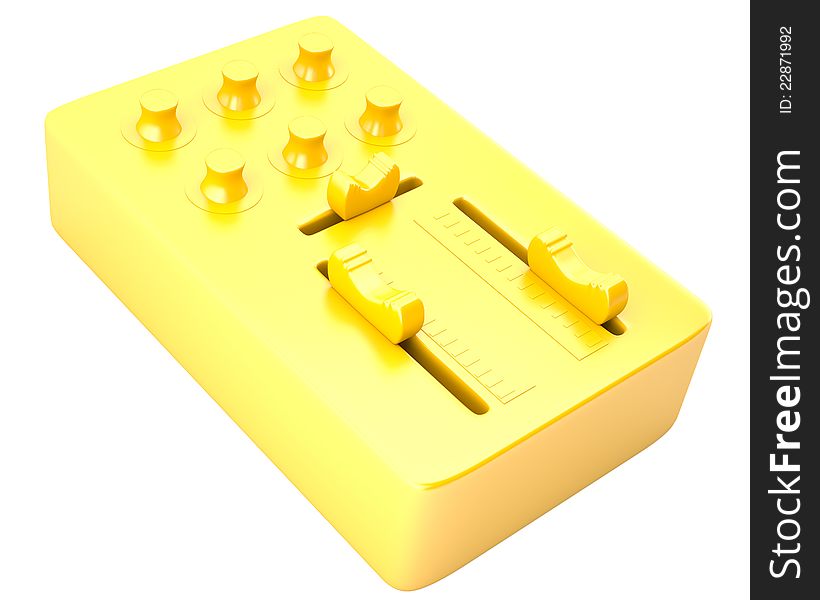 Gold DJ mixer