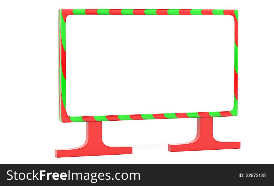 Blank Chrismas billboard