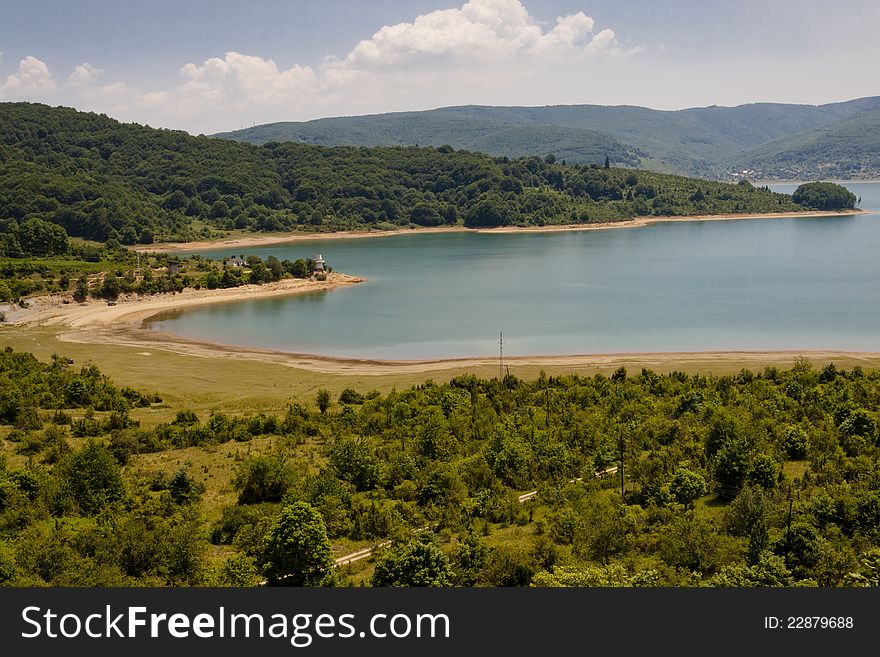Beauty big blue Ohridsko lake in Macedonia. Beauty big blue Ohridsko lake in Macedonia.
