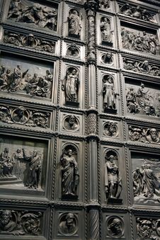 Fragment Of The Iron Door Of The Church Royalty Free Stock Photos Fragment Of The Iron Door Of The Church Royalty Free Stock Photos