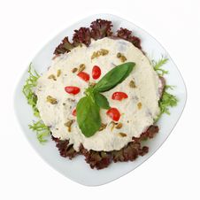 Dairy Veal With Tuna Sauce Stock Photo Dairy Veal With Tuna Sauce Stock Photo