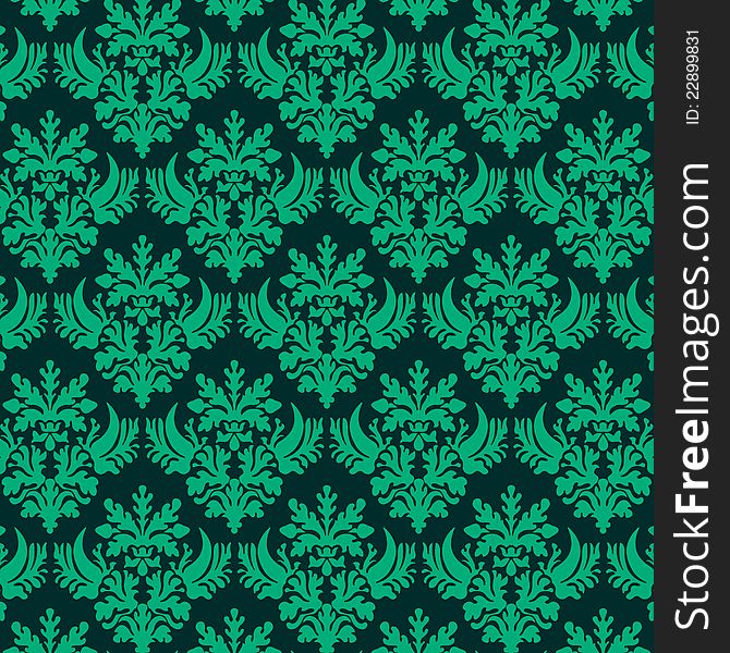 Illustration of seamless wallpaper pattern