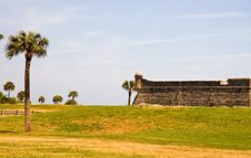 Outer Wall Of Historic Fort Stock Images Outer Wall Of Historic Fort Stock Images