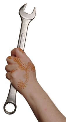 Henna Wrench Stock Images