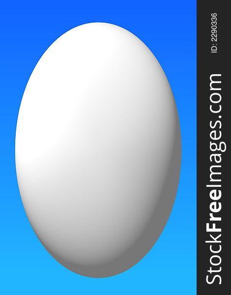 Computer generated image of Easter egg