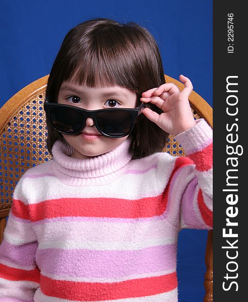 Little Girl With Sunglasses