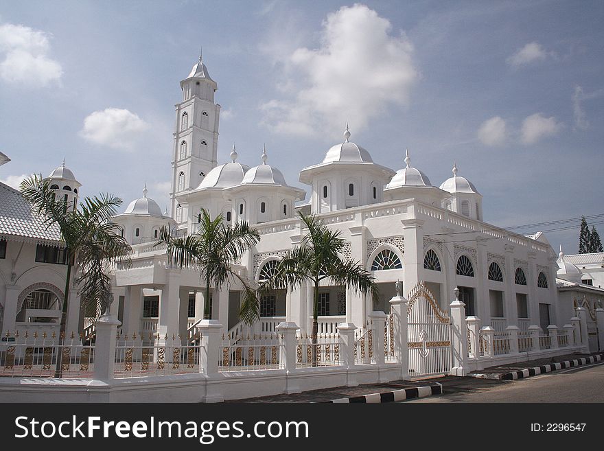 A mosque is a place of worship for Muslims.