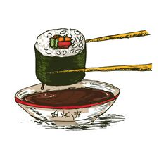 Sushi With Chopsticks Royalty Free Stock Photos Sushi With Chopsticks Royalty Free Stock Photos