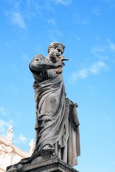 Statue Of Saint Peter,Vatican Royalty Free Stock Photo Statue Of Saint Peter,Vatican Royalty Free Stock Photo