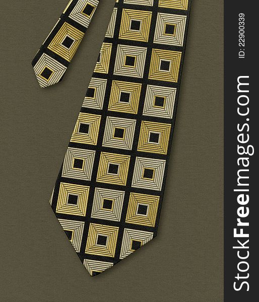 Necktie, Fashion Of 1970th Years.