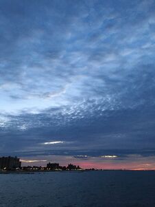 Dawn In September At Coney Island In Brooklyn, New York, NY. Royalty Free Stock Photos Dawn In September At Coney Island In Brooklyn, New York, NY. Royalty Free Stock Photos