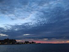 Dawn In September At Coney Island In Brooklyn, New York, NY. Stock Photo Dawn In September At Coney Island In Brooklyn, New York, NY. Stock Photo