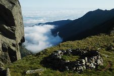 Fagaras Mountains, Carpathians, Romania Royalty Free Stock Photos Fagaras Mountains, Carpathians, Romania Royalty Free Stock Photos