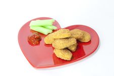 Chicken Nuggets Royalty Free Stock Photography