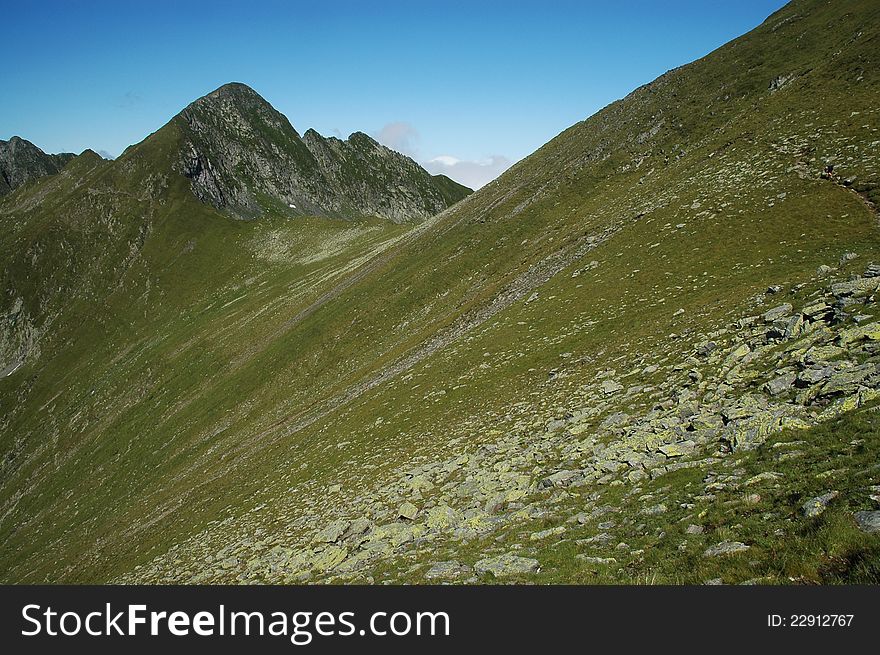 Fagaras mountains, Southern Carpathians, Romania. Fagaras mountains, Southern Carpathians, Romania