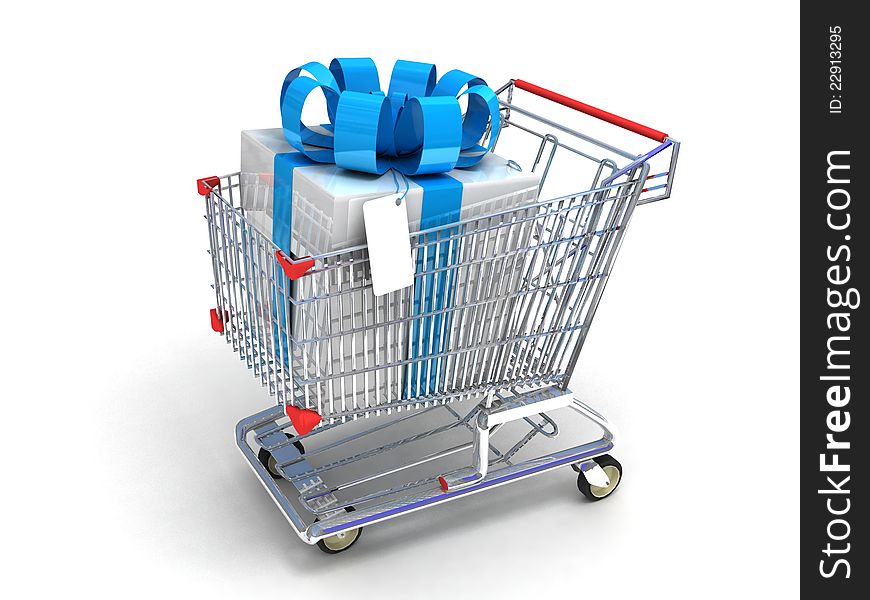 Shopping trolley and gifts